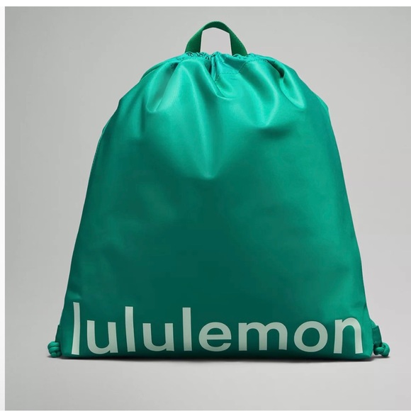 lululemon athletica Handbags - Lululemon Lightweight Gym Sack 13L Maldives Green/Mint Moment ~ NWT!